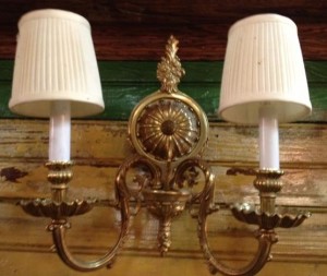 Brass Ritz Sconce