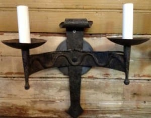 Rustic Iron Sconce