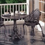 basketweave cafe table height, Basket Weave Table Height Bistro Set